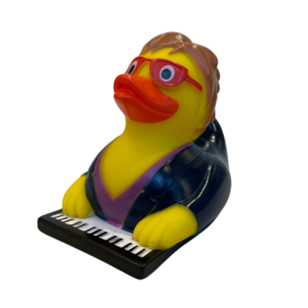 Rockstar Pianist Rubber Duck