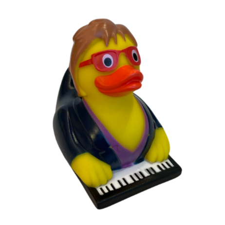 Rockstar Pianist Rubber Duck