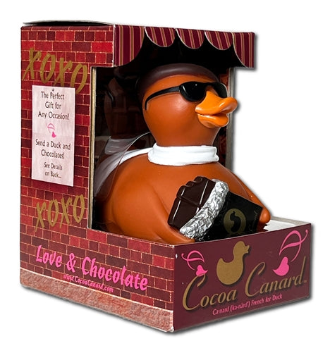 Cocoa Canard Chocolate Lover's Duck - Celebriducks Rubber Duck in a box