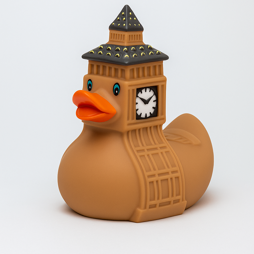 Big Ben Rubber Duck angle view
