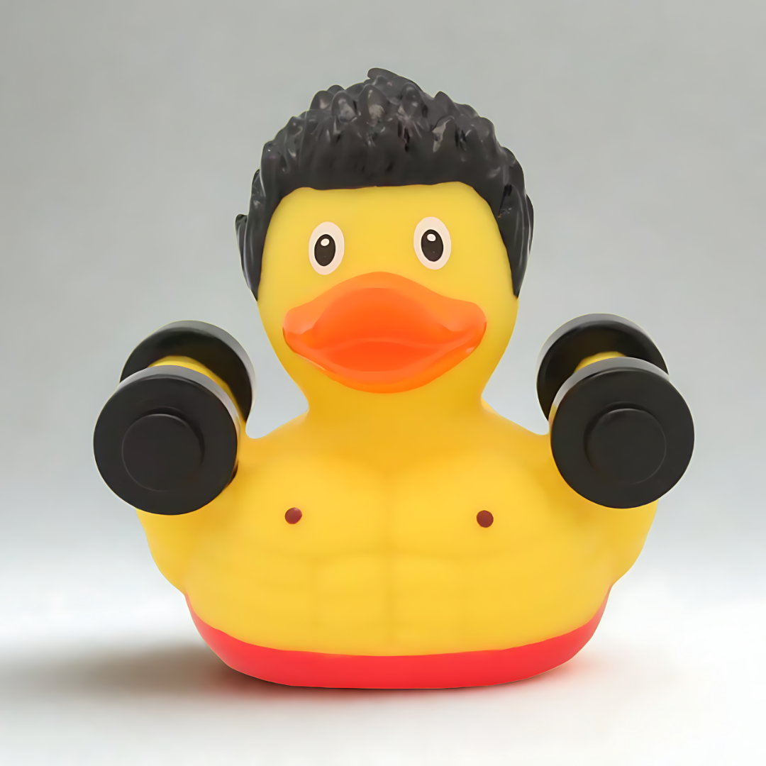 Bodybuilder Duck