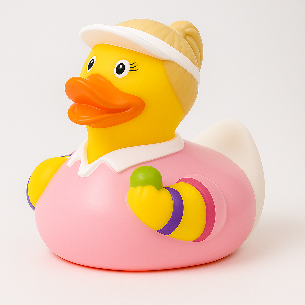Tennis Player Female Duck