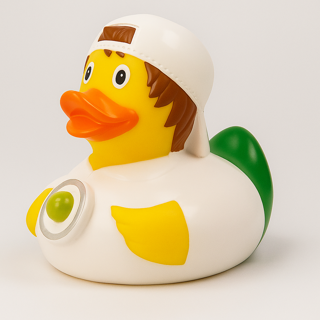 Tennis Player Male Duck