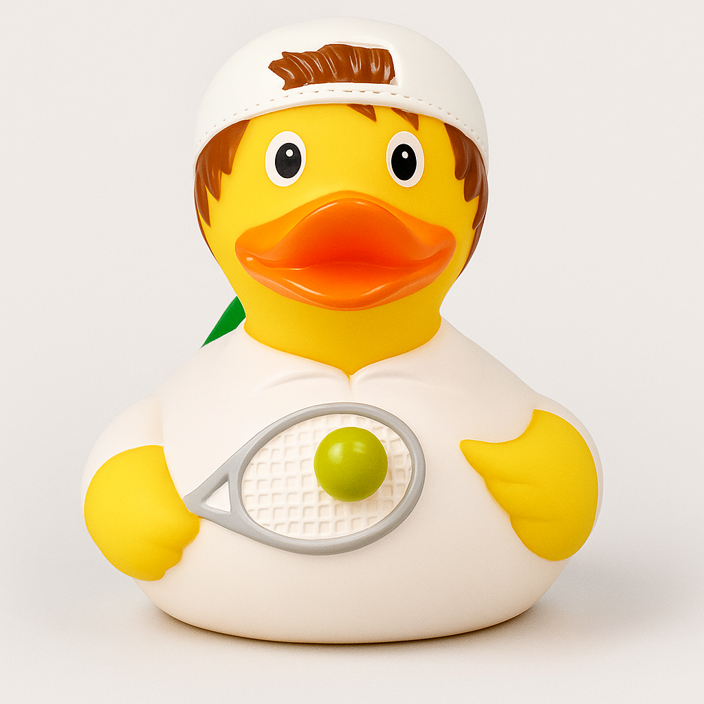 Tennis Player Male Duck