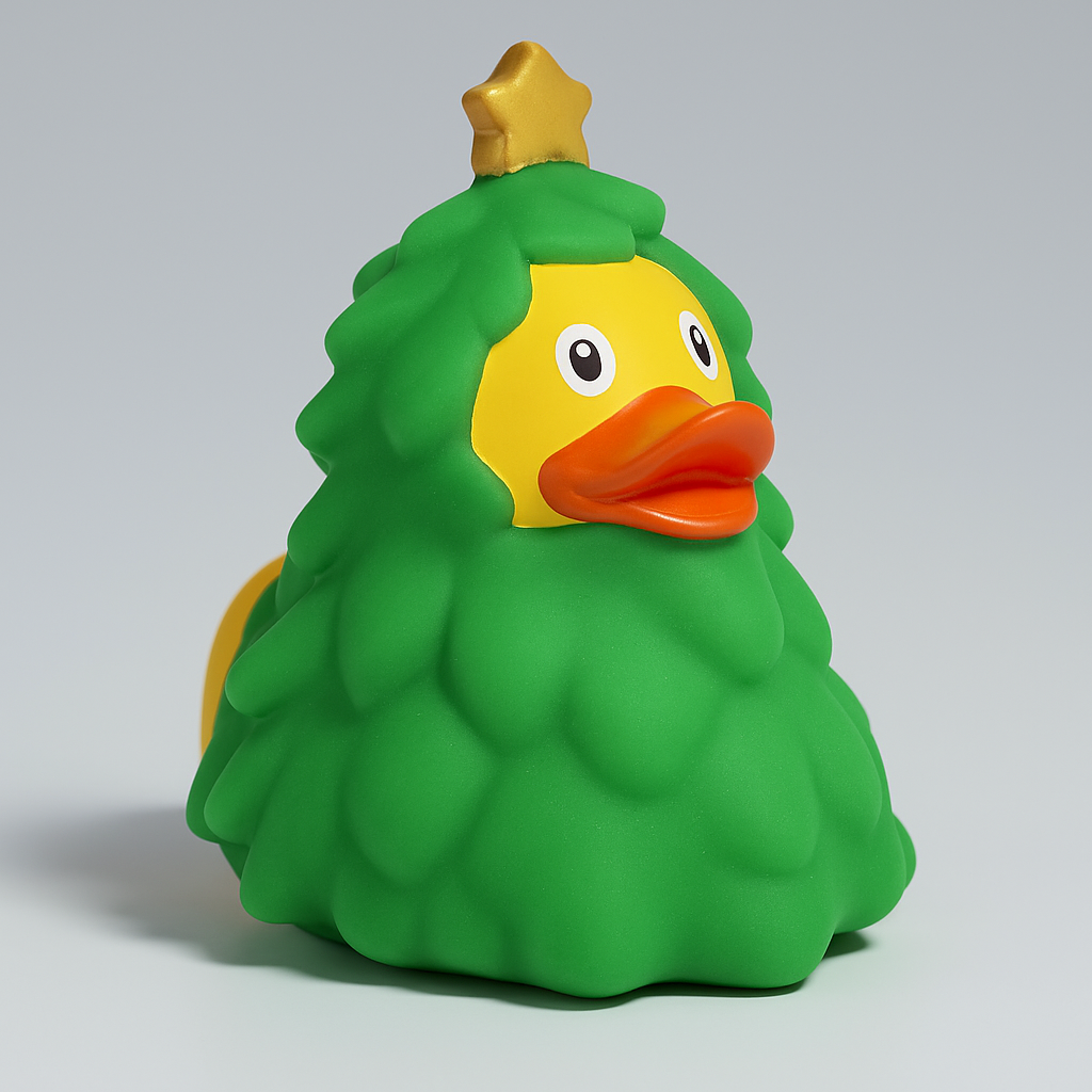 Christmas Tree Duck, Green