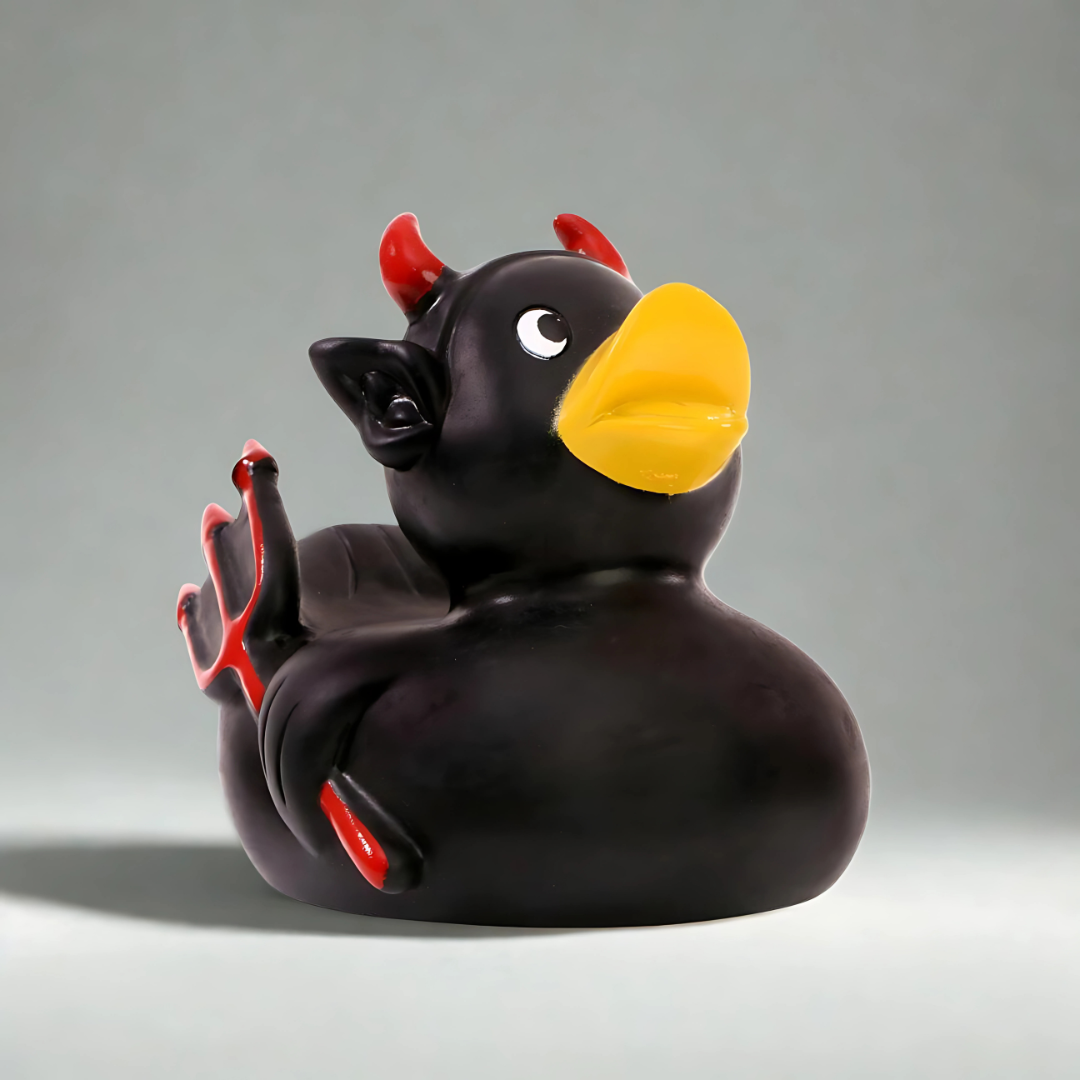 Devil Rubber Duck - Black