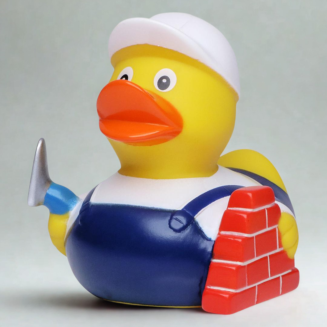 Bricklayer Rubber Duck