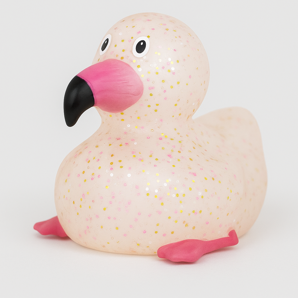Flamingo Duck, Glitter
