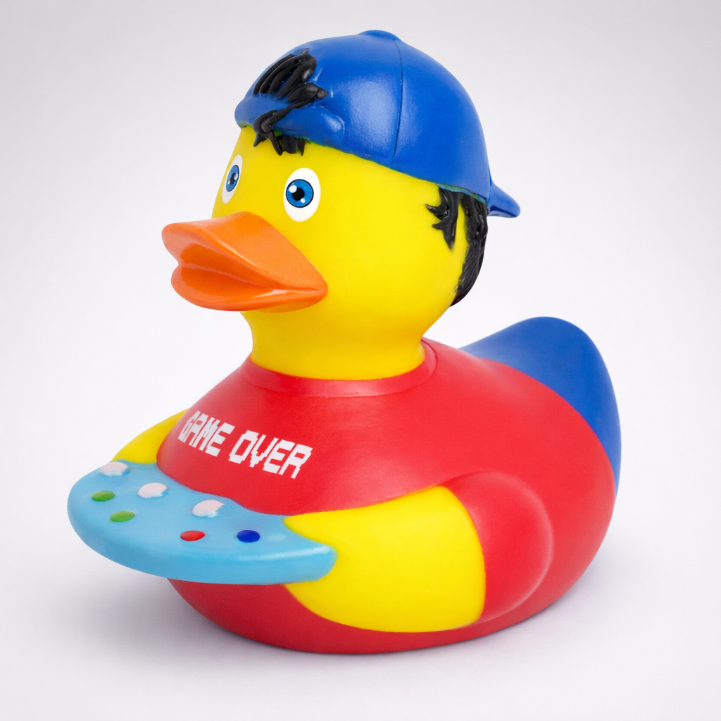 Gamer Duck left angle view