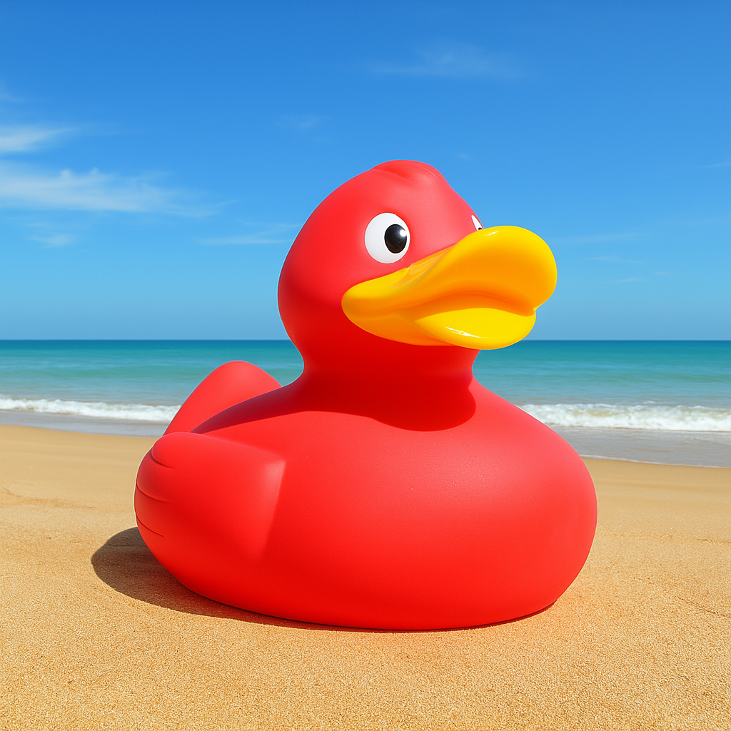 Giant Rubber Duck - Red