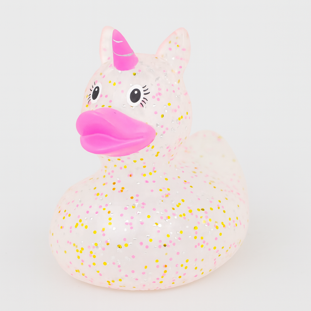 Glitter Unicorn Duck, Pink