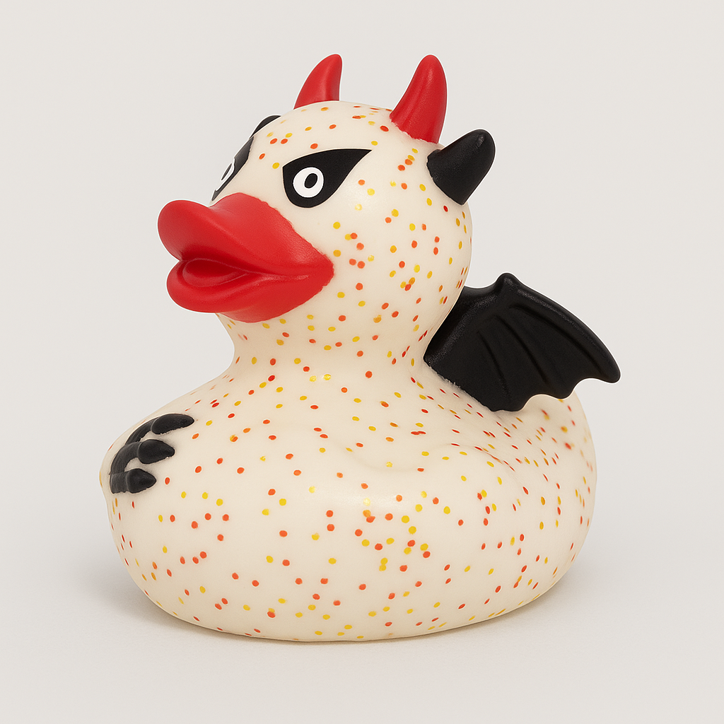 Glitter Devil Duck