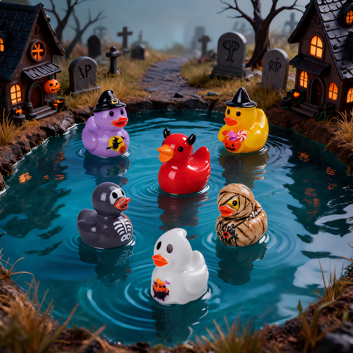 Mini Halloween Duck Mystery 10 Pack