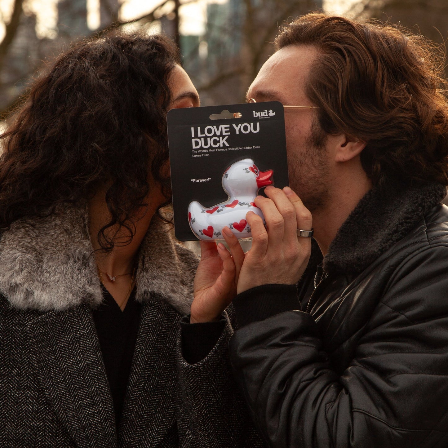 I Love You Rubber Duck in a box model