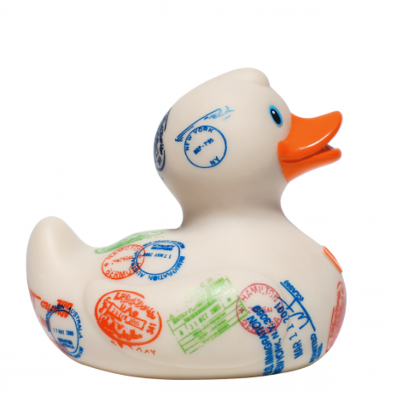 International Stamps Rubber Duck Right Side View