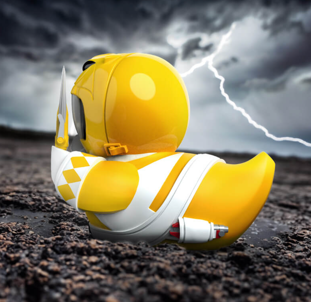 Official Power Rangers Yellow Ranger TUBBZ Cosplay Duck Collectable