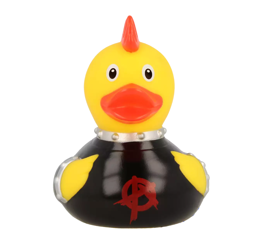 Punk Rubber Duck Front View