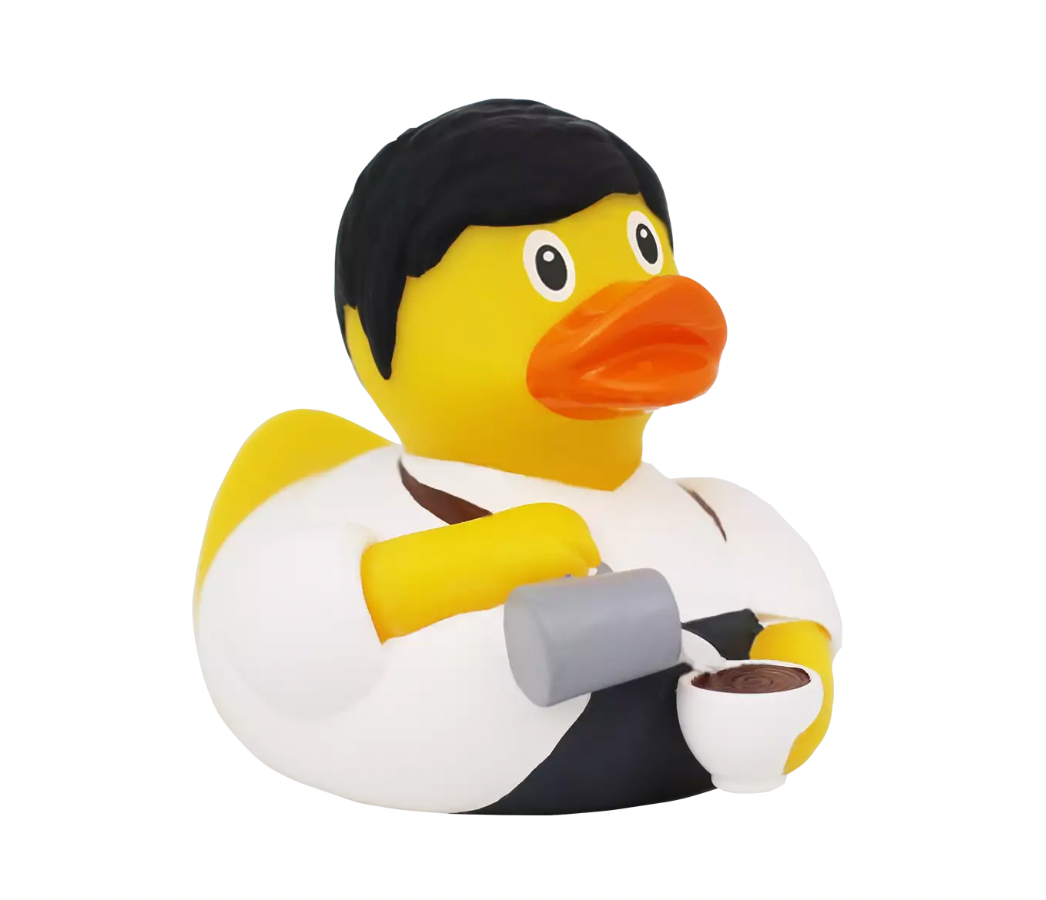 Barista Rubber Duckie - Espresso Style