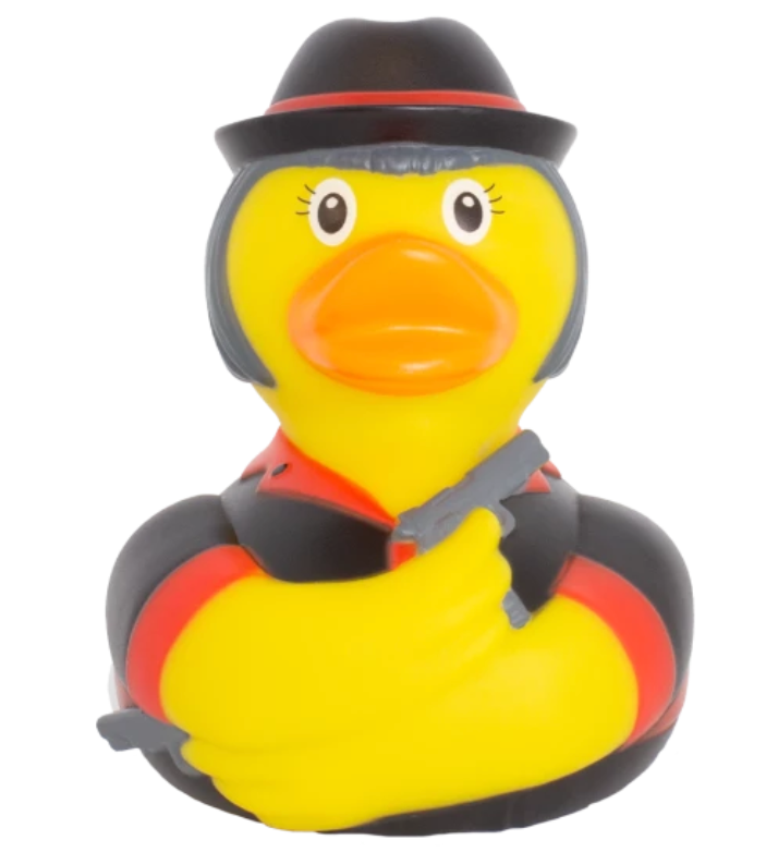 Gangster Bride Duck Toy Fun Rubber Bath Collectible – Duck World