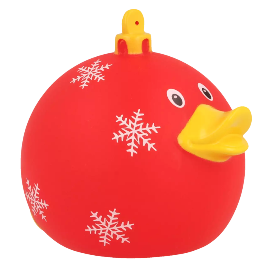 Red Xmas Ball Duck