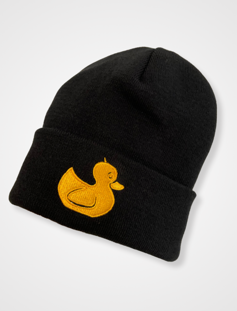 Duck World Beanie, Black
