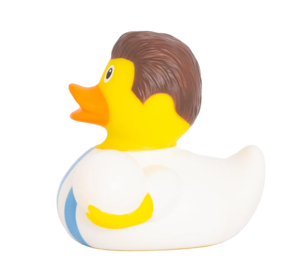 Football Star Duck, White
