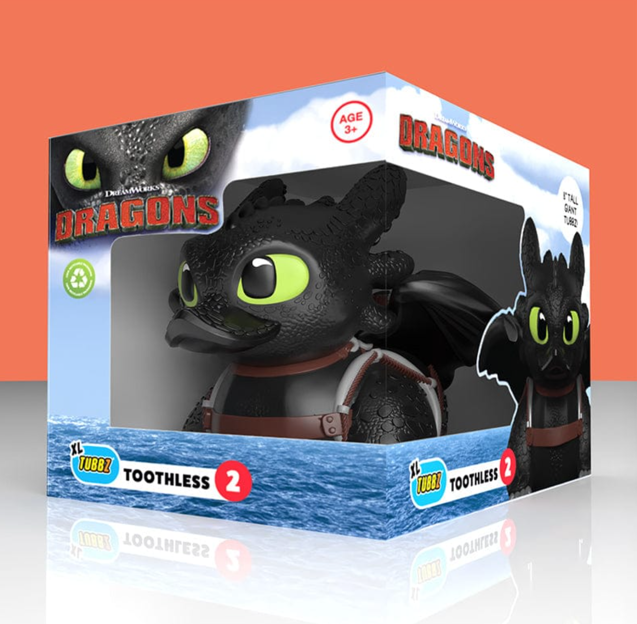 How To Train Your Dragon: Toothless TUBBZ (Giant XL Edition)