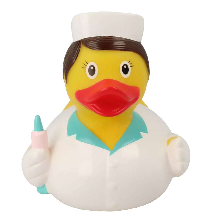 Nurse Duck, White Uniform