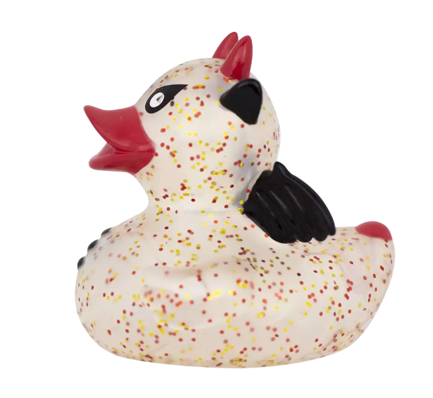 Glitter Devil Duck