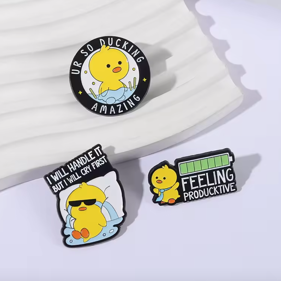 Surprise Duck Pin - Random Duck Badge for Jackets, Bags & Collectors