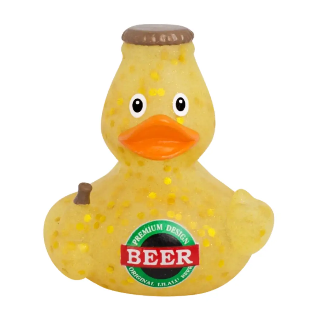 Beer Rubber Duck Front View