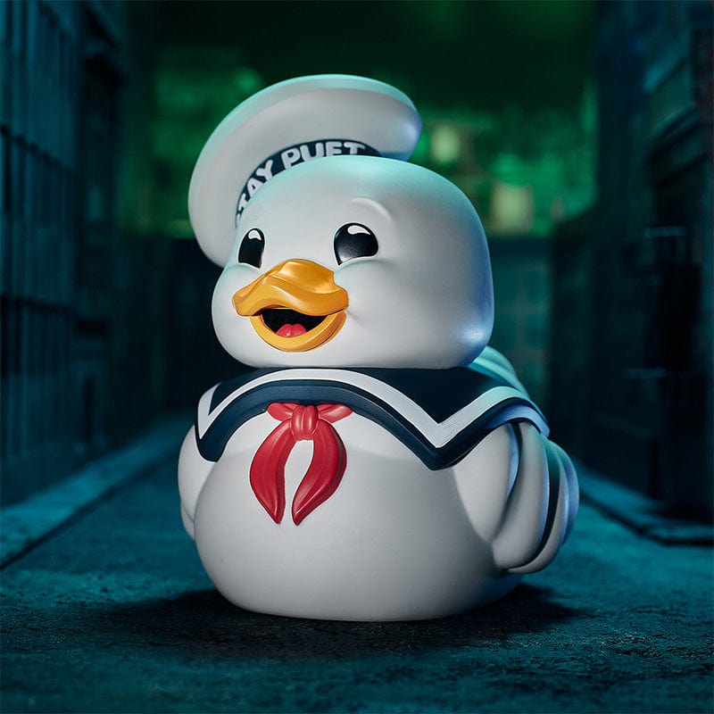 Stay Puft Marshmallow Rubber Duck Front View