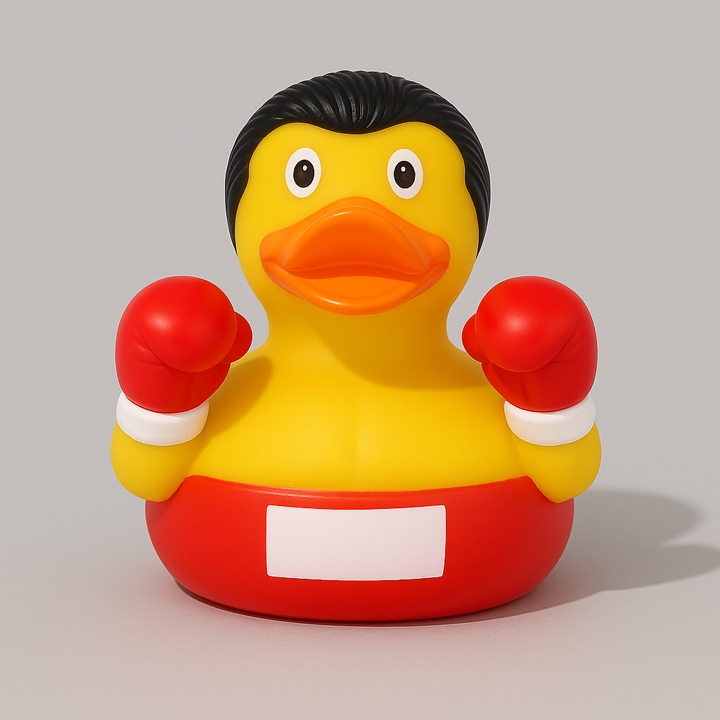 Boxing Duck front view