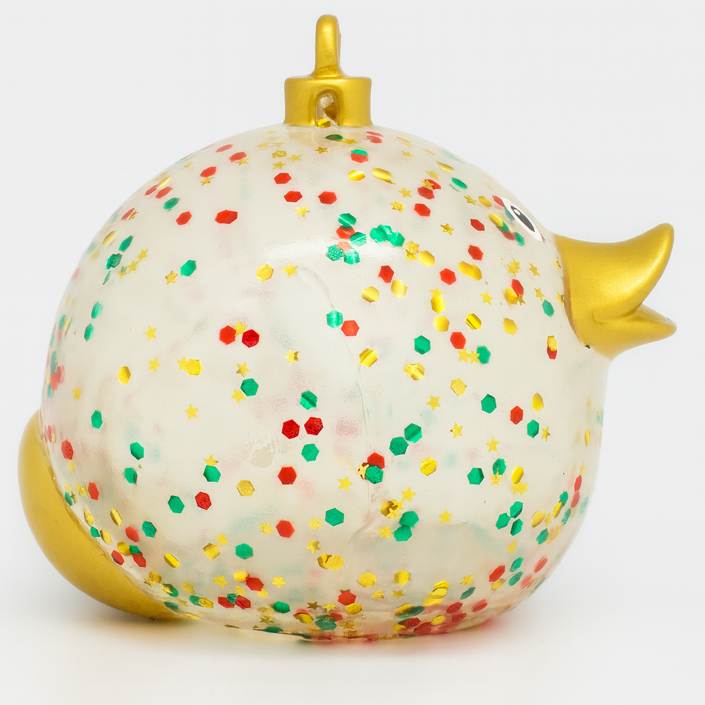 Glitter Bauble Duck