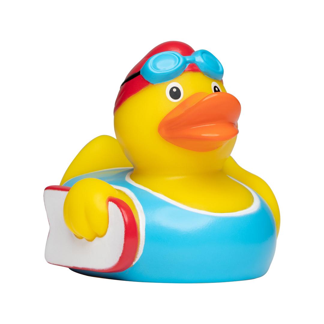 Swimmer With Board Rubber Duck