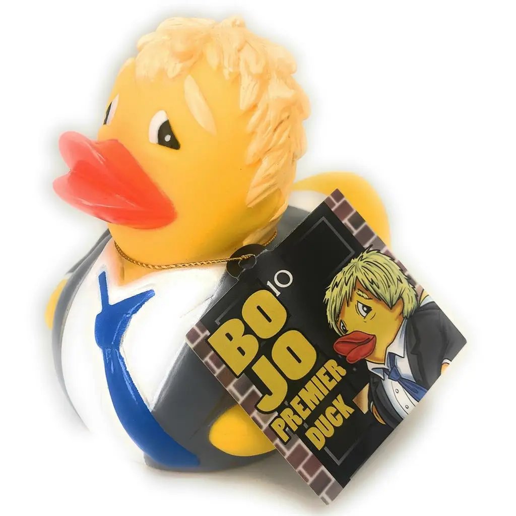 Boris Johnson Rubber Duckie Left Side Angle View