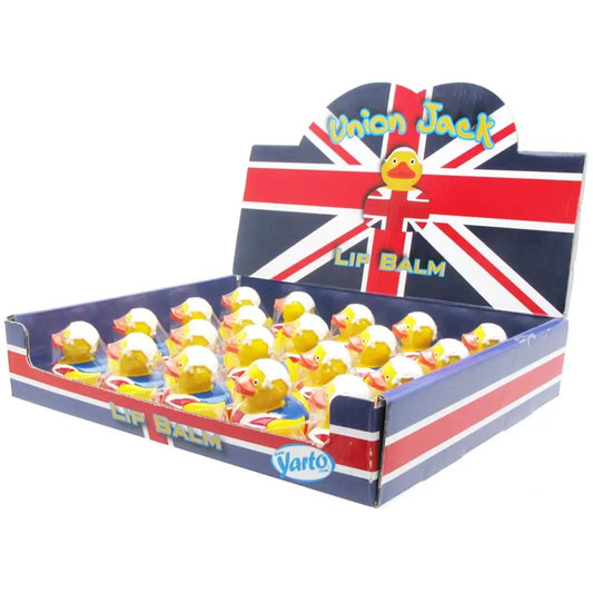 Union Jack Duck Lip Balm in a box