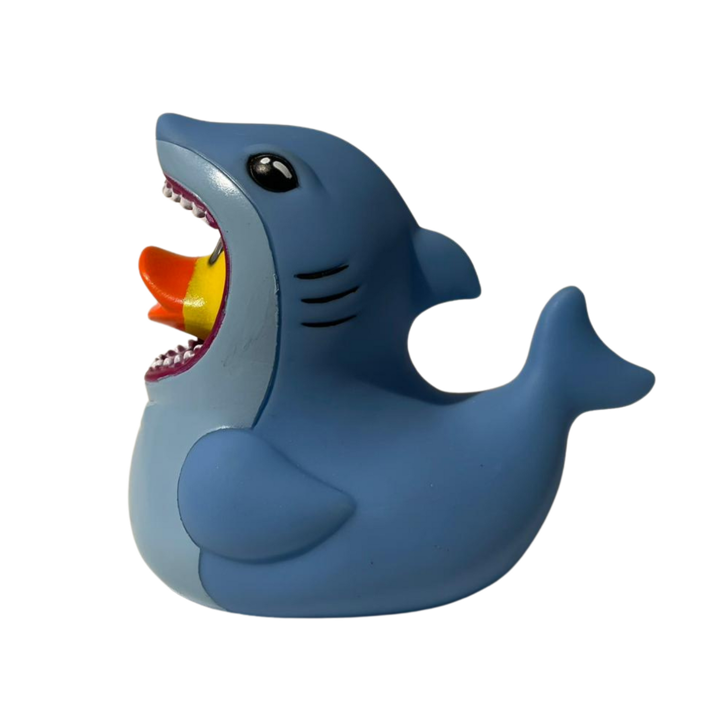 Shark Costume Rubber Duck Left View