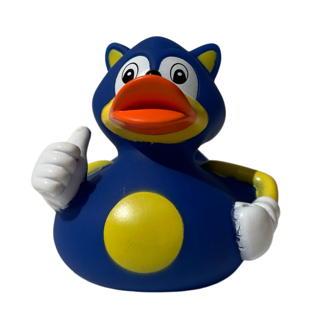 Blue Hedgehog Rubber Duck - Super Sonic Edition
