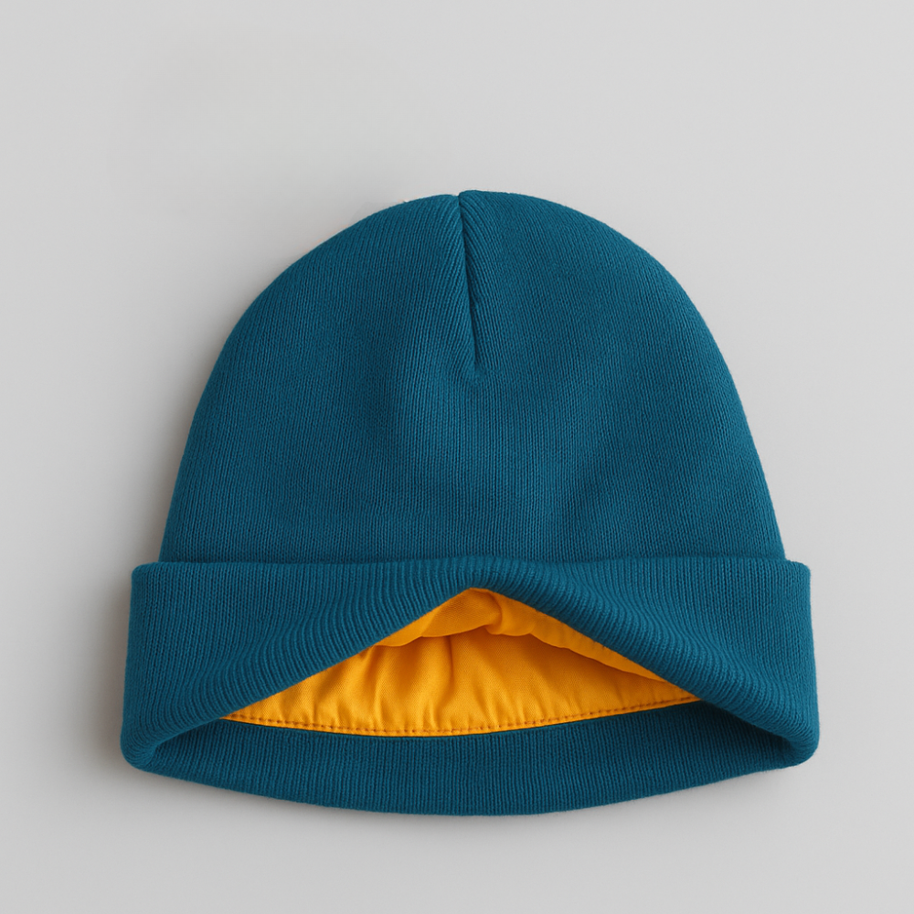 Duck World Beanie Hat, Blue