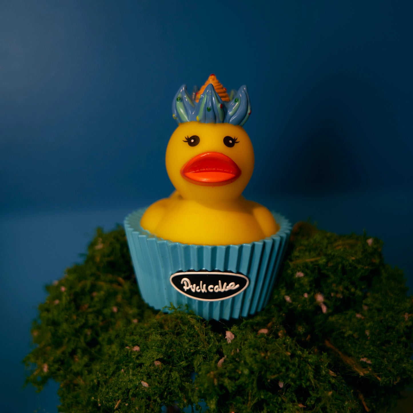 Blue Cupcake Duck