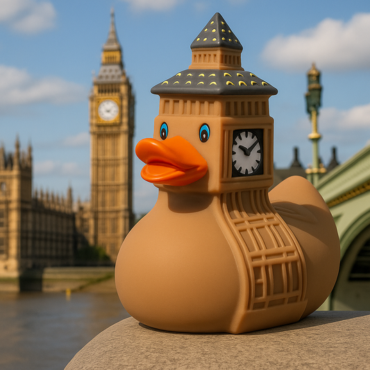 Big Ben Rubber Duck with a background
