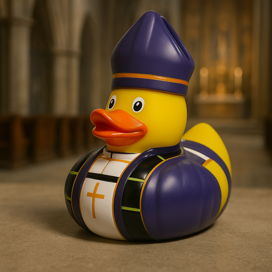 Bishop Duck with a background