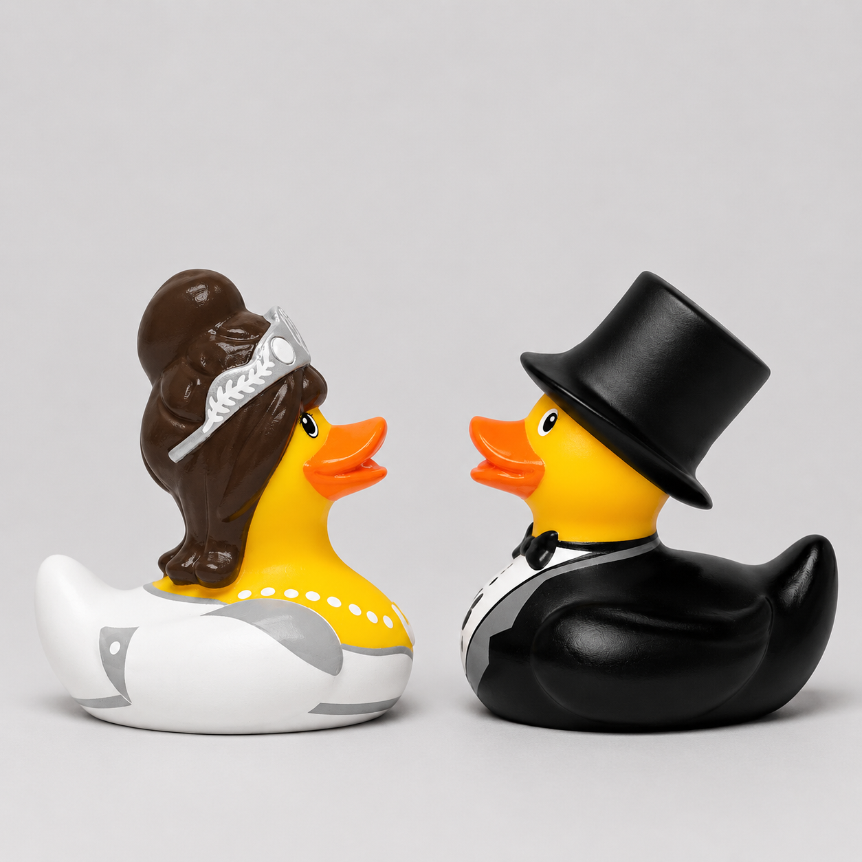 Mini Bride and Groom Ducks
