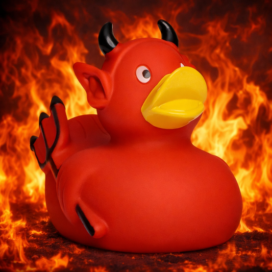 Devil Rubber Duck - Red