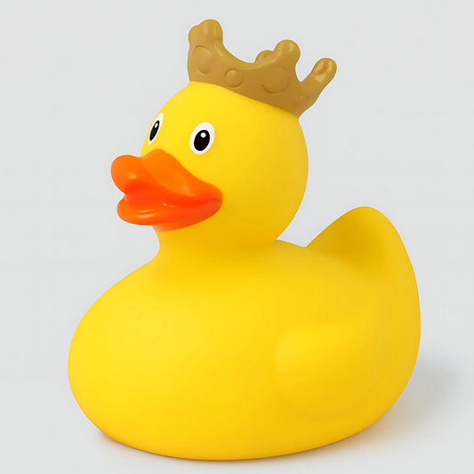 Duck with Crown, yellow