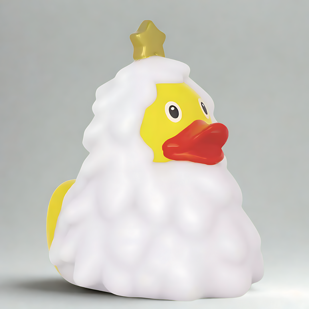 Christmas Tree Duck, White