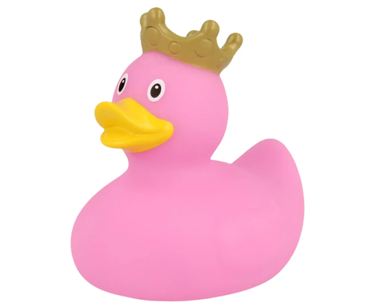 Crown Pink Rubber Duck Collectible