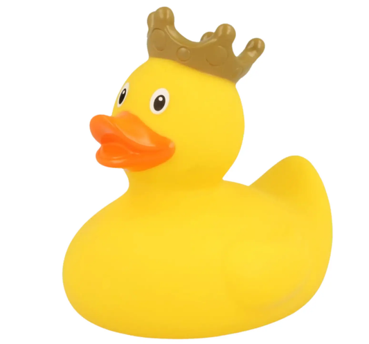 Crown Yellow Rubber Duck Collectible