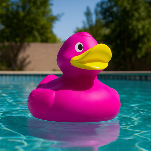 Giant Rubber Duck - Pink – Fun and Playful Oversized Bath Toy – Duck World